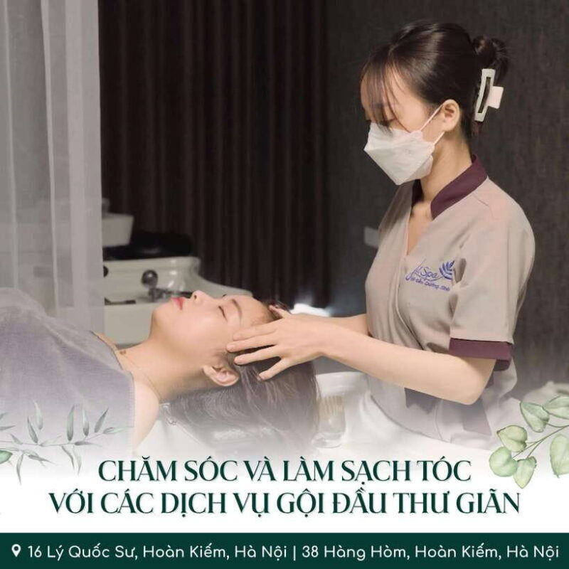 Hanoi Lá spa 38 - Nourishing Shampoo & Head Massage 60' - Relax and Rejuvenate at Hanoi Lá Spa 38: Nourishing Shampoo & Head Massage