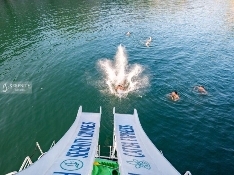 Hanoi - Lan Ha Bay 1 Day with kayaking , Swimming and Cave - Active Afternoon: Kayaking, Swimming, and Sliding