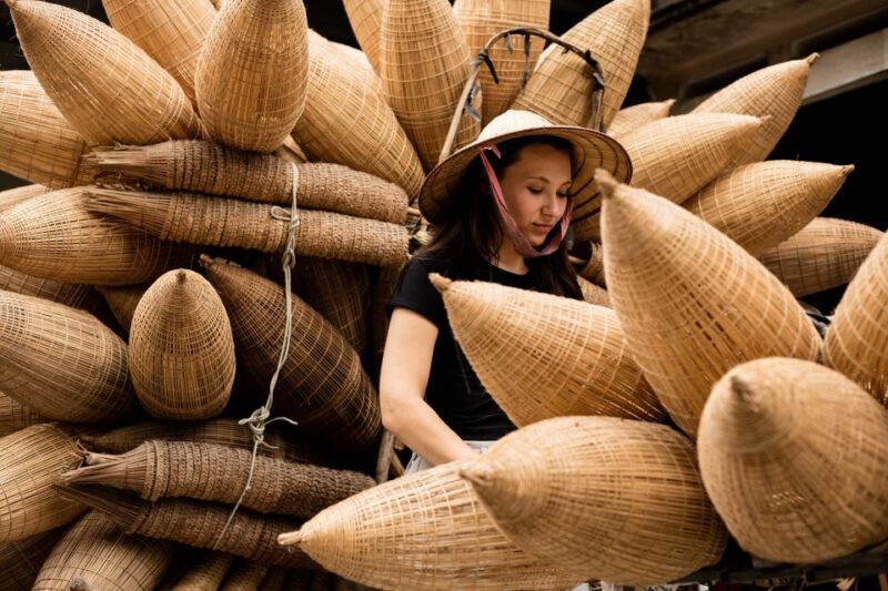 Hanoi Photo Tour: The Vanishing art of Fish Trap Crafting - An In-Depth Look at the Fish Trap Craft Tour
