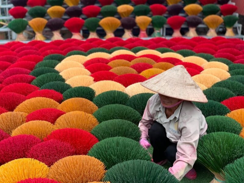 Hanoi's Artisan Trail Incense, Hat Making & Lacquer Art Tour - Key Points