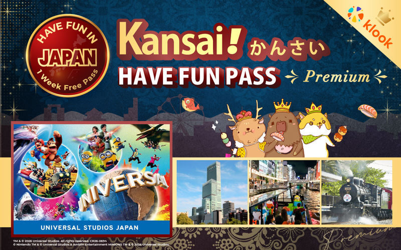 Have Fun in Kansai Premium Pass (Includes Universal Studios Japan) - Key points to know