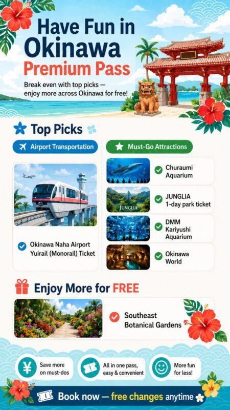 Have Fun in Okinawa Premium Pass (Day tour, Churami Aquarium and DMM Aquarium) - Who will get the most from it?
