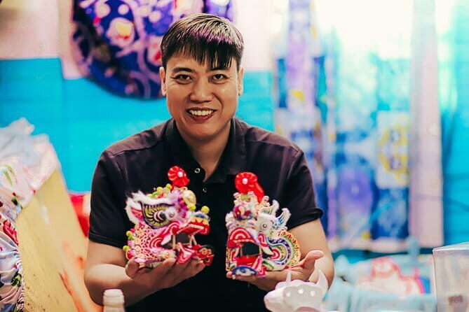 HCM city: Lion Head Decoration Workshop & the story of Lion Dance - Key Points