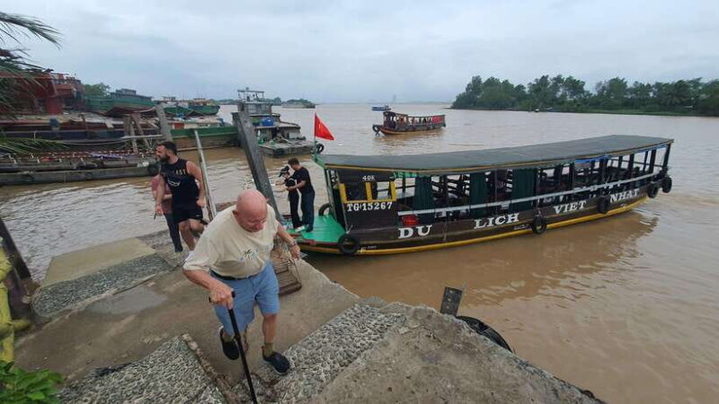 HCM:Mekong Delta 4 Islands Boat Tuk Tuk Try KhotCake Cooking - Summary