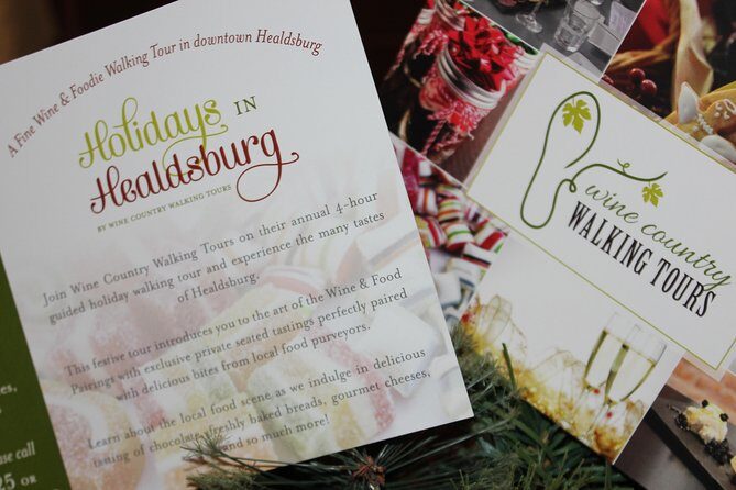 Healdsburg Wine & Food Holiday Walking Tour - A Walk Through Healdsburg’s Holiday Spirit and Wine