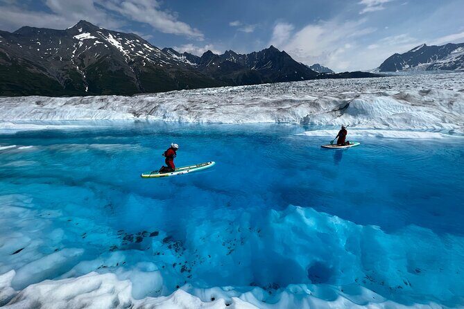 Helicopter and Glacier Paddle Boarding -PRIVATE - Helicopter and Glacier Paddle Boarding - PRIVATE: An Authentic Alaskan Adventure
