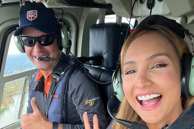 Helicopter flight in Guatape - Key Points