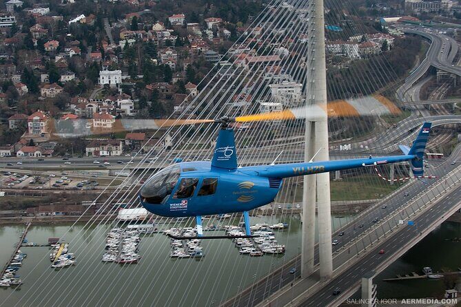 Helicopter Flying over Belgrade - A Closer Look at the Helicopter Tour in Belgrade