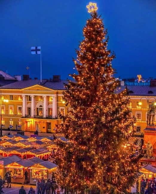 Helsinki: Christmas Walking Tour with Market Visit - Starting Point: Aleksis Kiven Patsas and Helsinki Railway Square