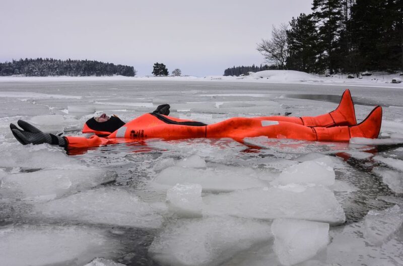 Helsinki: Floating Experience in a Survival Suit - An Authentic Helsinki Water Adventure