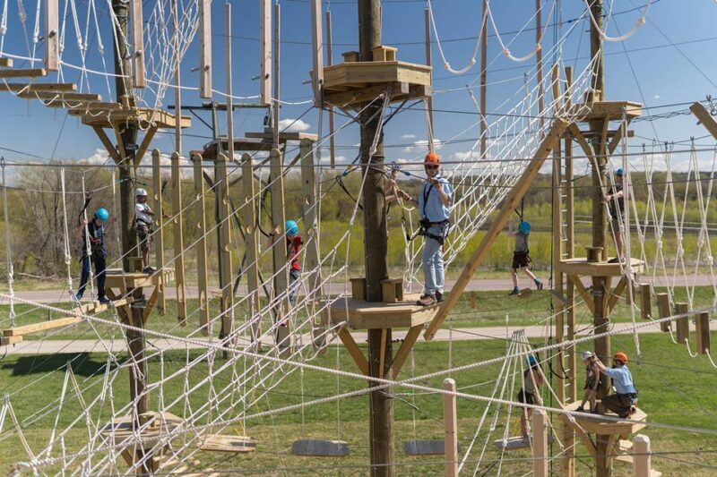 Henderson, Minnesota: High Ropes Obstacle Course Experience - In-Depth Review of the Henderson High Ropes Obstacle Course