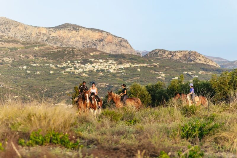Heraklion: Finikia Horse Riding Tour with Lunch or Dinner - Heraklion: Finikia Horse Riding Tour with Lunch or Dinner – A Genuine Crete Experience