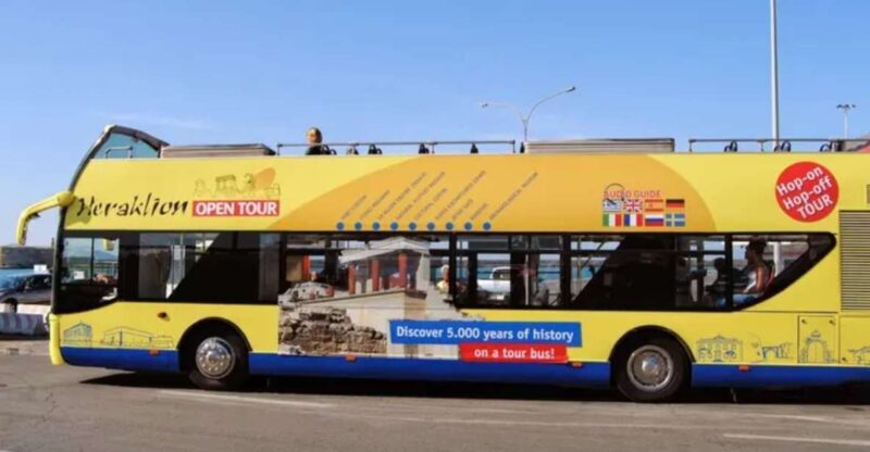 Heraklion: Hop-on Hop-off Open Top Bus Sightseeing Tour - Heraklion: Hop-on Hop-off Open Top Bus Sightseeing Tour