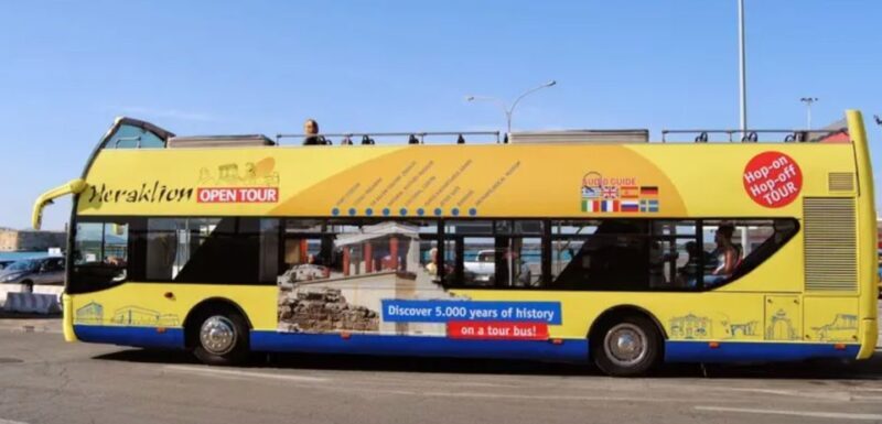 Heraklion: Hop-on Hop-off Open Top Bus Sightseeing Tour - Detailed Breakdown of the Itinerary