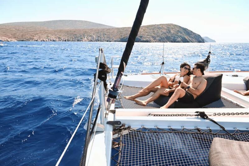 Heraklion Luxury Catamaran to Dia: Gourmet Lunch & Open Bar - FAQ