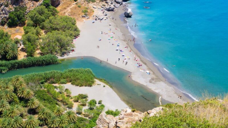 Heraklion: Preveli Palm Beach Boat Trip & Rethymno Town Tour - The Sum Up