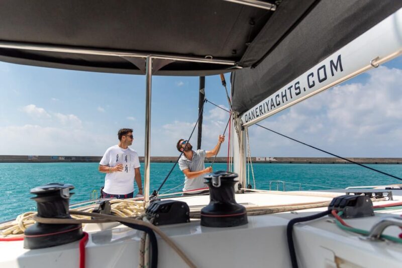 Heraklion Private Sailing Catamaran Cruise to Dia with Lunch - Frequently Asked Questions