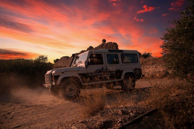 Heraklion: Sunset Safari with Dinner & Prosecco - FAQ