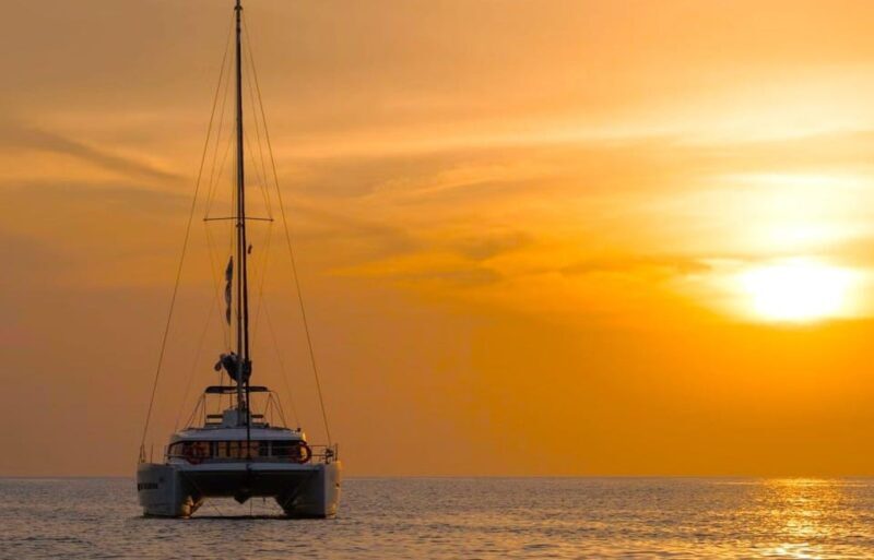 Hersonissos: Sunset Catamaran Cruise with Snacks and Drinks - Key Points