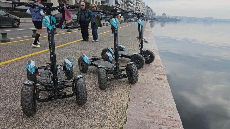 Hidden Thessaloniki by Night with a Small Electric ATV - Key Points