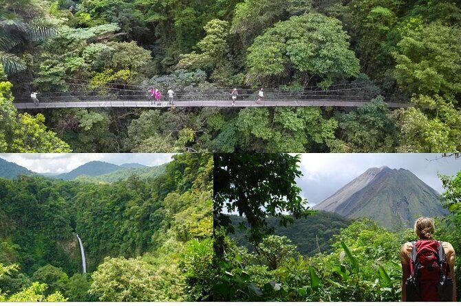 Hiking Lovers (Hanging Bridges + La Fortuna Waterfall + Volcano Hike) - Key Points