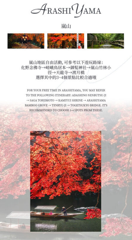 Hiking to admire autumn leaves: Kyoto Secret Autumn Leaves Hiking Day Tour: Katsuo-ji Temple Prayer + Adashino Nenbutsu-ji Temple + Arashiyama Bamboo Grove (Departing from Osaka) - Who Will Get the Most from This Day