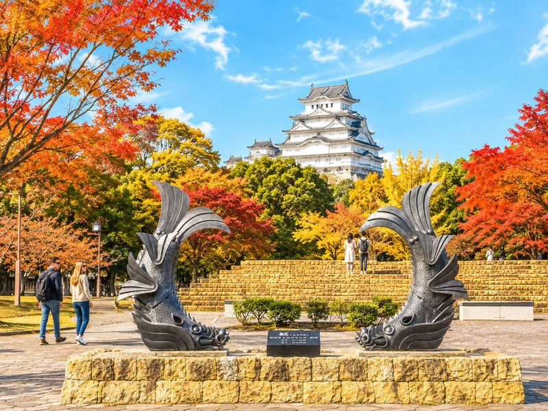 Himeji Castle, a World Heritage Site, Arima Onsen, one of Japans three ancient hot springs, and Mount Rokko Observation Deck Day Tour (Departing from Osaka) - A long day with three different moods