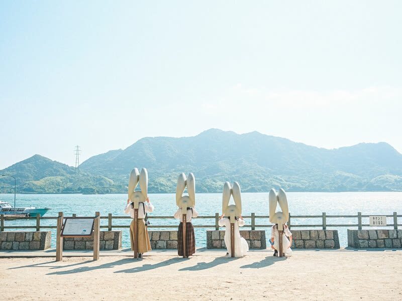 Hiroshima Saijo Sake & Okunoshima Private Full-Day Tour - Two hours among Okunoshima’s rabbits