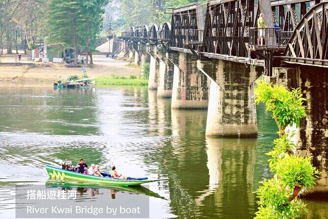 Historic Kanchanaburi:Train, Boat, Skywalk from Bangkok(No Lunch) - The River Kwai Boat Trip