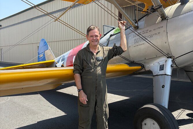 Historical Flight in an Open Cockpit Biplane from WWII - A Deep Dive into the WWII Biplane Experience