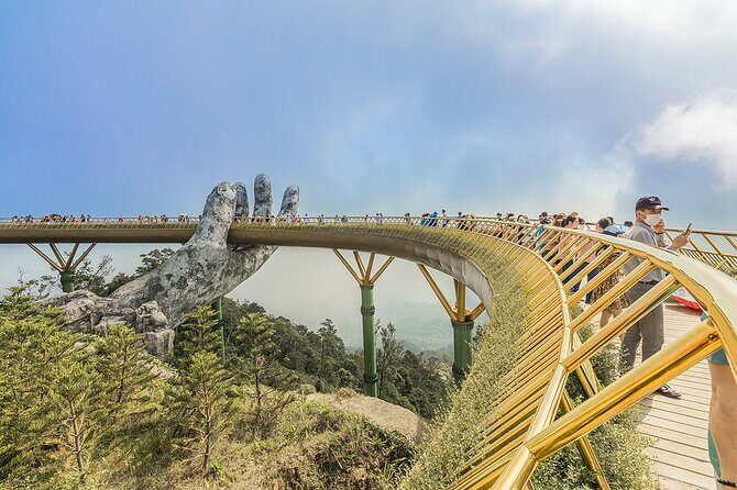 Hoi An To Hue By Private Car Visit Marble Mountains, Golden Bridge, Hai Van Pass - The Sum Up