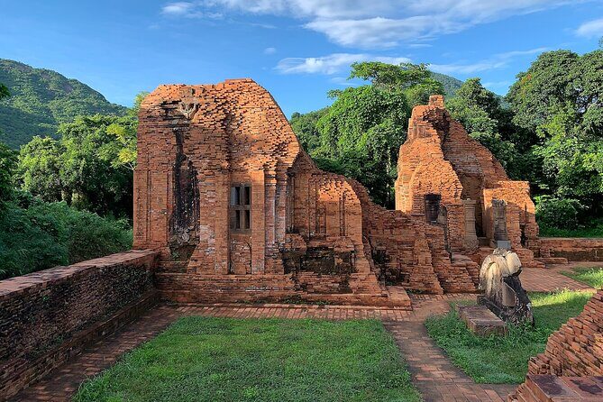 Hoi An to My Son Sanctuary, Golden Bridge & Marble Mountains - A Day of Wonders: From Ancient Ruins to Sculptural Marvels and Mountain Sanctuaries