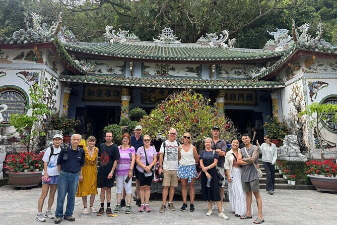 HoiAn/DAD: Marble Mountains, Am Phu Cave & Huge Lady Buddha Tour - Exploring Am Phu Cave: A Spine-Chilling Encounter