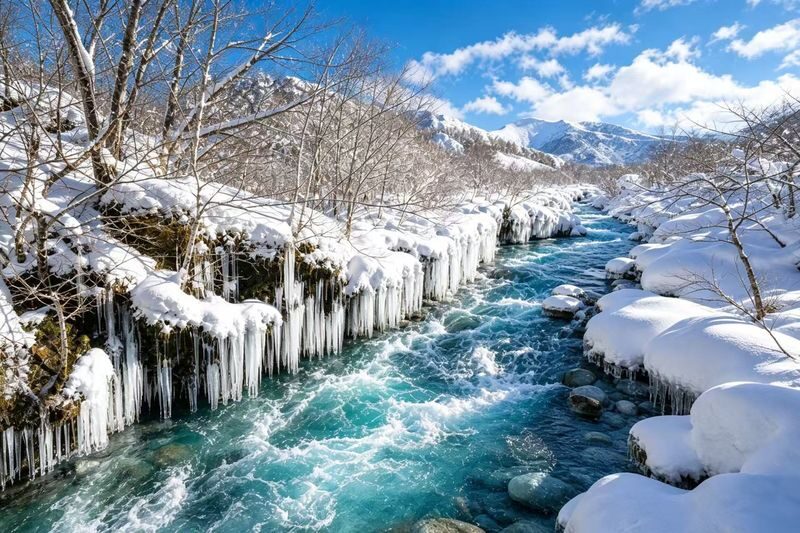 Hokkaido 1-Day Highlights Tour: Asahiyama Zoo, Biei Blue Pond, Ningle Terrace (Departing from Sapporo - optional winter snowmobiling - multiple routes available) - Biei’s Patchwork Road and Seven Stars Tree