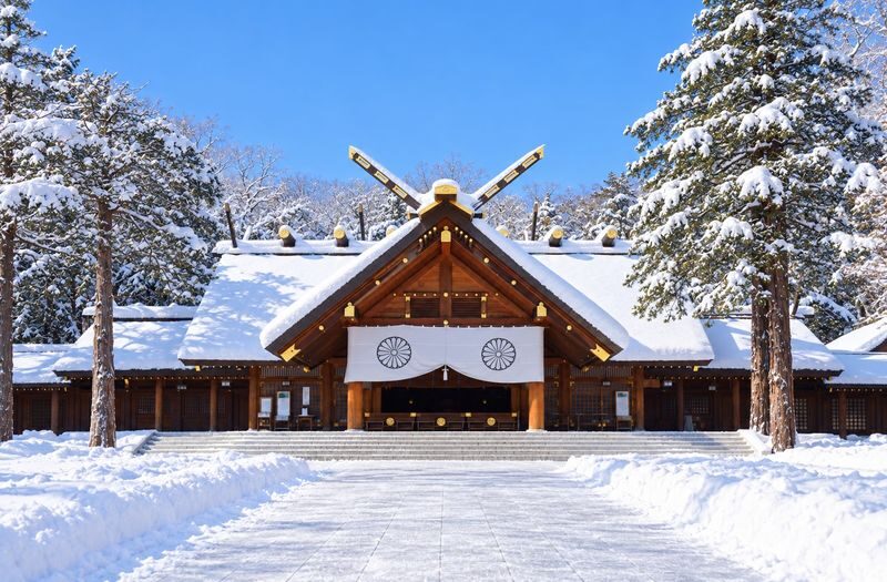 Hokkaido Great Buddha + Jozankei + Hokkaido Shrine Day Trip from Sapporo - The Hill of the Buddha: architecture with a reveal