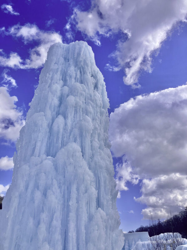 Hokkaido: Lake Shikotsu Ice Festival & Hoshino Tomamu Ice Village Day Trip | Depart from Sapporo - Lake Shikotsu: a Blue Tower and a short visit