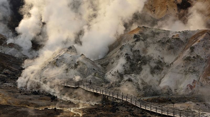 Hokkaido Noboribetsu Jigokudani (Hell Valley) + Showa Shinzan + Lake Toya Day Trip (Sapporo/Lake Toya Departure) - The day at a glance