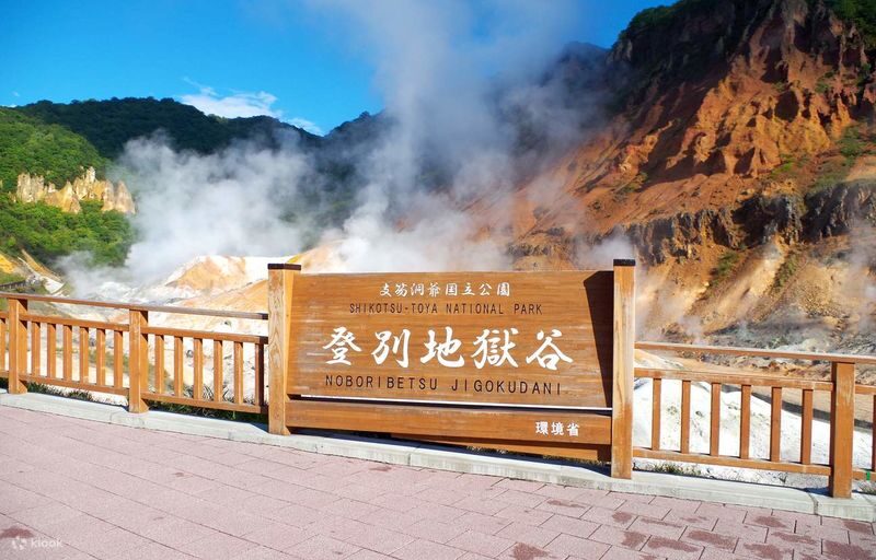 Hokkaido | Noboribetsu, Lake Toya, Niseko Day Trip: Mount Yotei (Little Fuji) & Takahashi Farm & Lake Toya & Noboribetsu Hell Valley & Bear Park & Kyogoku Spring Water Park & Winter Lake Shikotsu Ice Festival Day Trip | Departing from Sapporo - Showa Shinzan: a young volcanic dome