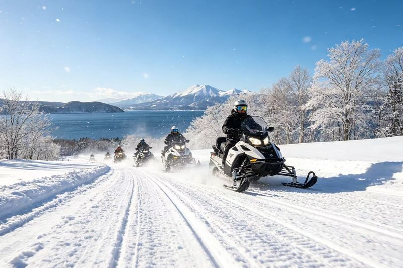 Hokkaido Noboribetsu Must-Visit One-Day Tour | Lake Toya Observation Deck & Lake Toya Onsen Pier & Lake Hill Farm & Showa Shinzan Bear Ranch & Noboribetsu Hell Valley One-Day Tour (Departing from Sapporo) - Lake Toya from the observation deck