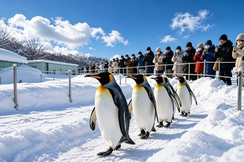 Hokkaido Popular Photo Spot Day Trip: Asahiyama Zoo, Biei Shirogane Blue Pond, Instagram-Famous Tree, Shirasu Waterfall, Forest Elf Terrace (Departing from Sapporo, Multi-language Options Available) - Shikisai no Oka and the snowfield
