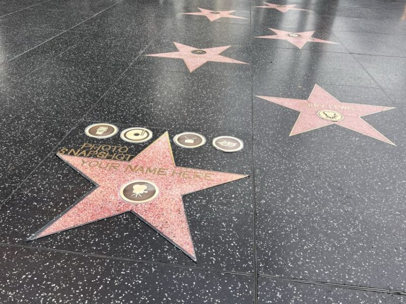 Hollywood: Make Your Own Star Walk of Fame Photo Experience - Why It’s a Good Value