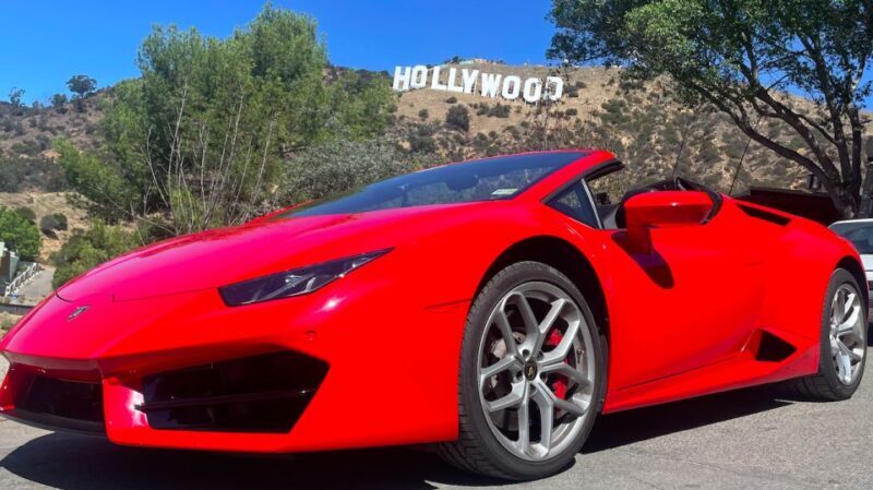 Hollywood Sign 30 Min Lamborghini tour (Drive or Be driven) - The Drive or Be Driven Option