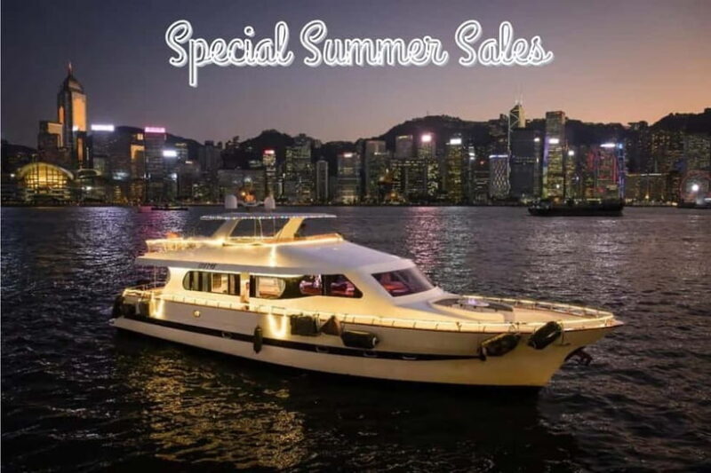 Hong Kong: Victoria Harbour Evening Cruise with Drinks - Key Points