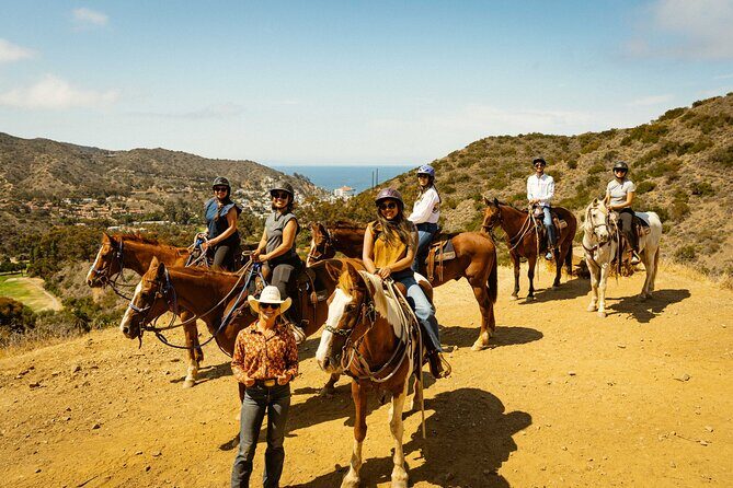 Horse Trail Overlook Group Ride on Catalina Island - Horse Trail Overlook Group Ride on Catalina Island