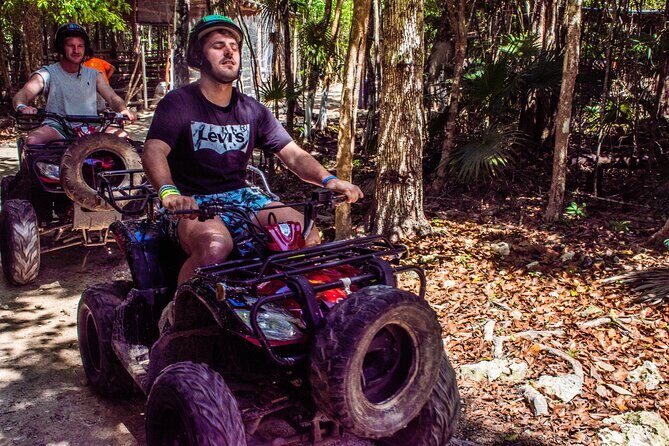 Horseback Ride, ATV's (Shared), Ziplines & Cenote Swim! From Cancun & Riviera - Key Points