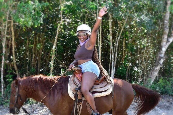 Horseback Ride, ATVs (Single), Cenote & Ziplines! Adrenaline & Nature Experience - FAQs