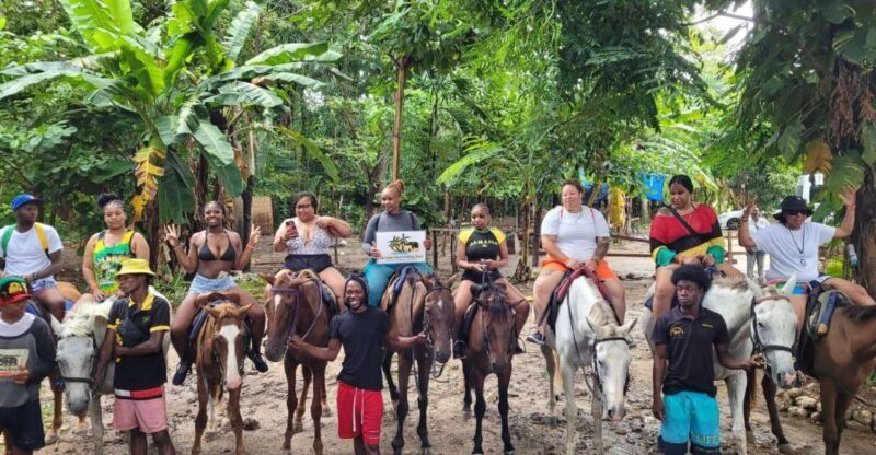 Horseback Ride, Blue Hole, Secret Falls & River Tubing Tour - Key Points