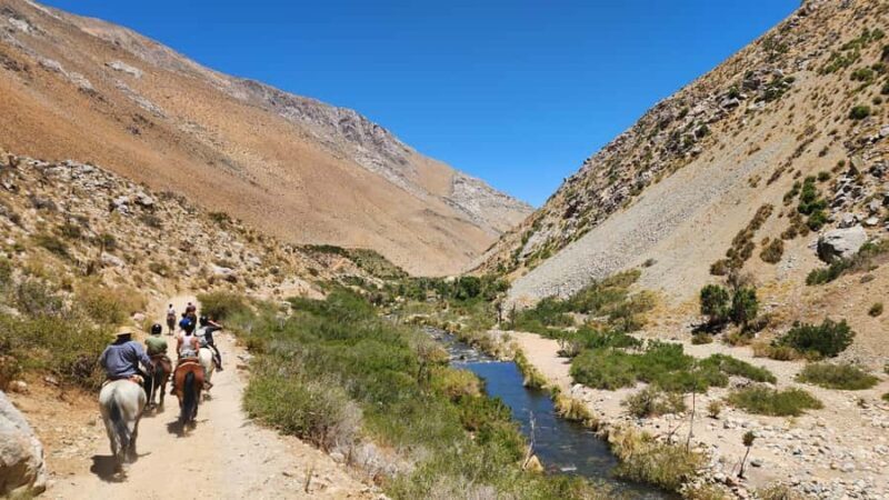 Horseback riding in the Cochiguaz River Sanctuary in the Elqui Valley. - The Value of This Experience