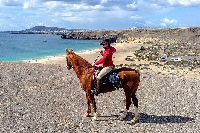 Horseback Riding in the sunset of Famara Beach, Lanzarote, Spain - Key Points