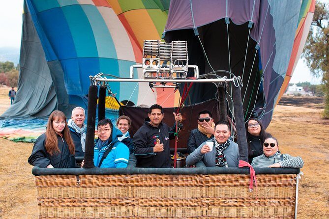 Hot Air Balloon Tour - Teotihuacan - An Aerial View of Ancient Mexico: Hot Air Balloon over Teotihuacan